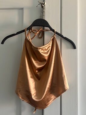 Silk Open Back Tank- Brand New